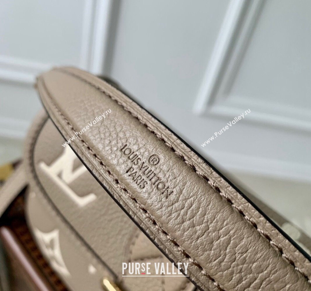 Louis Vuitton Nano Diane Mini bag in Monogram Empreinte Leather M83300 Tourterelle Beige/Cream White 2024 (KI-240520063)