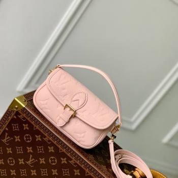 Louis Vuitton Nano Diane Mini bag in Monogram Empreinte Leather M83566 Opale Pink 2024 (KI-240520064)