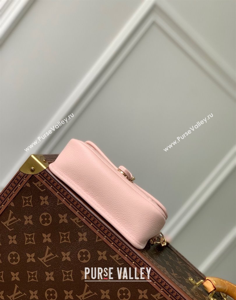 Louis Vuitton Nano Diane Mini bag in Monogram Empreinte Leather M83566 Opale Pink 2024 (KI-240520064)