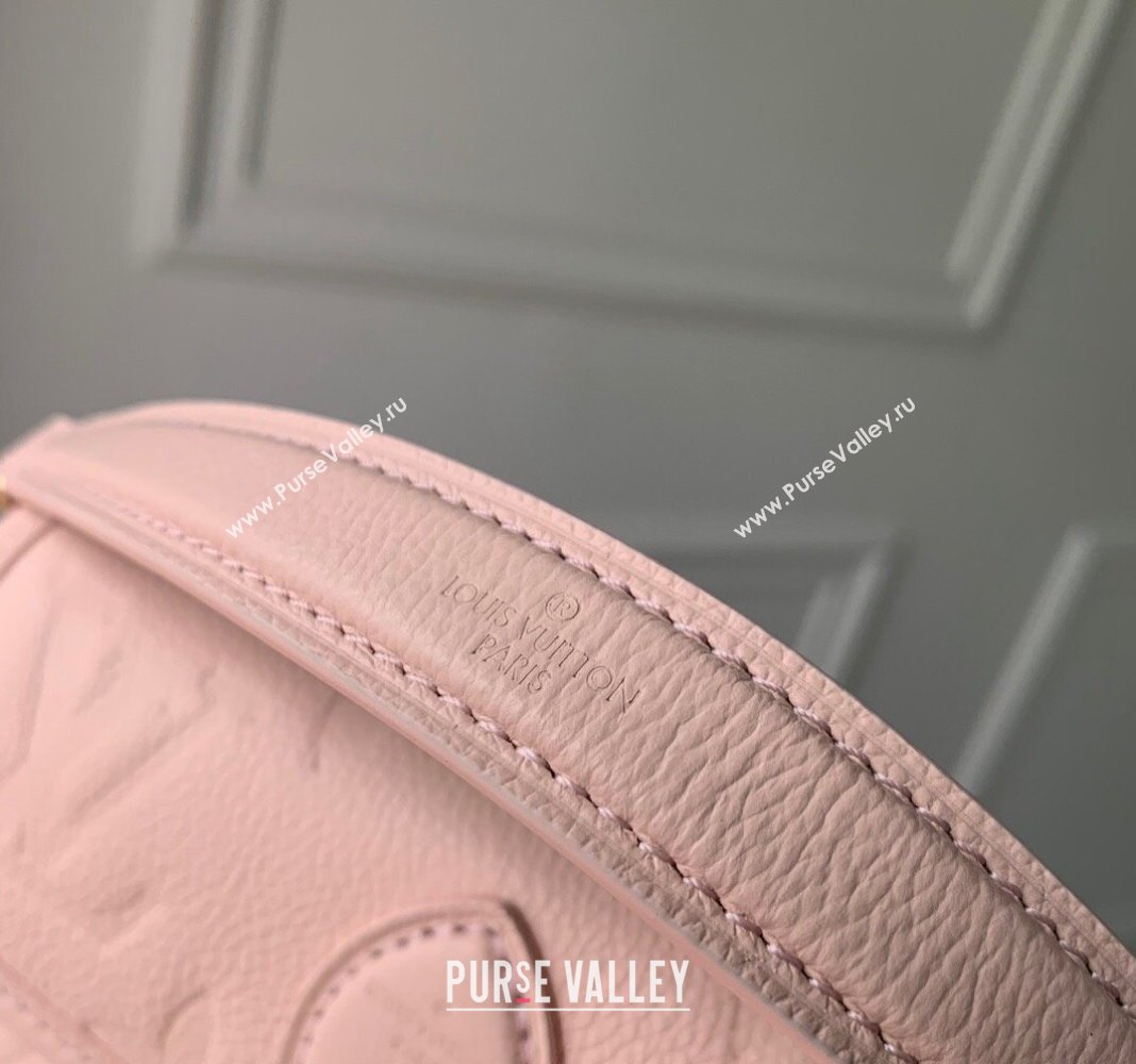 Louis Vuitton Nano Diane Mini bag in Monogram Empreinte Leather M83566 Opale Pink 2024 (KI-240520064)