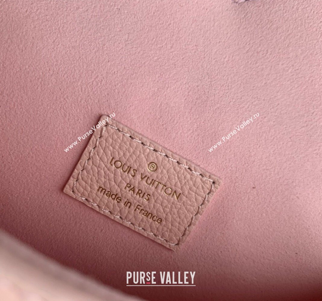 Louis Vuitton Nano Diane Mini bag in Monogram Empreinte Leather M83566 Opale Pink 2024 (KI-240520064)