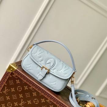 Louis Vuitton Nano Diane Mini bag in Monogram Empreinte Leather M83592 Olympe Blue 2024 (KI-240520065)