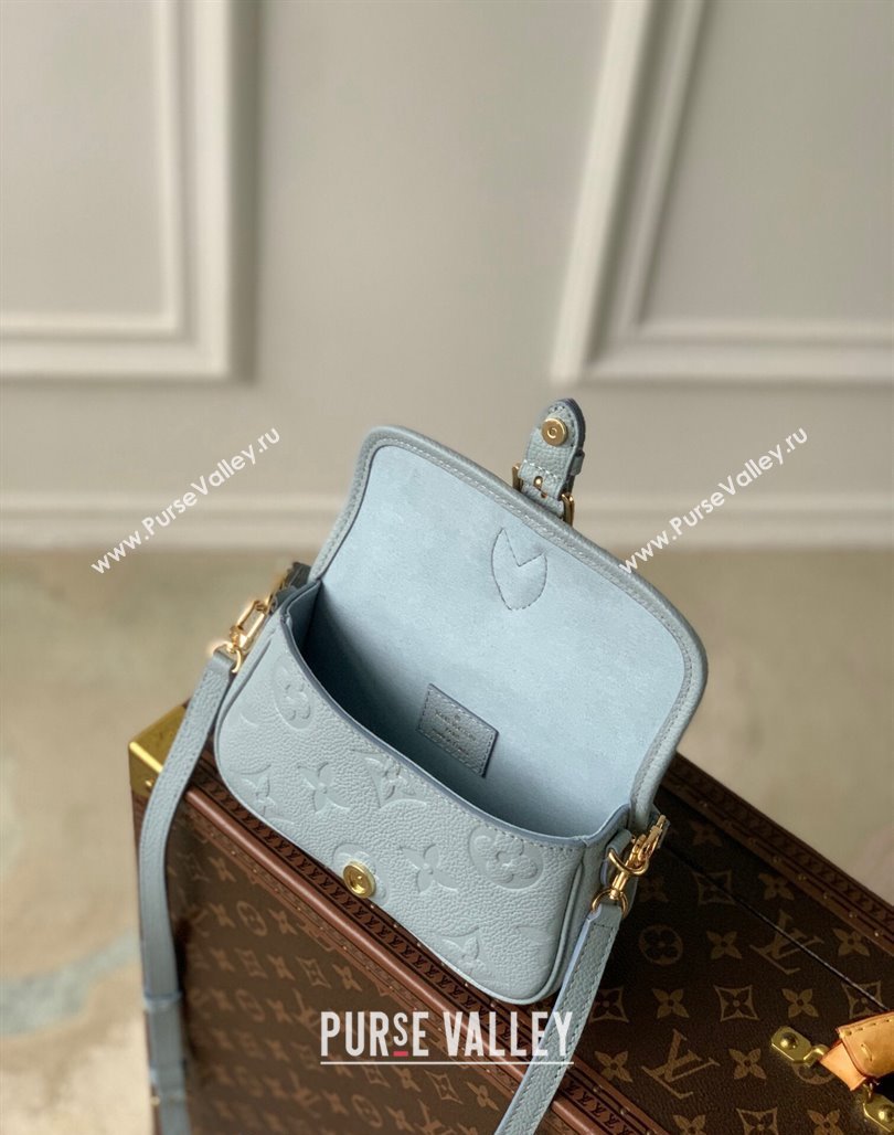 Louis Vuitton Nano Diane Mini bag in Monogram Empreinte Leather M83592 Olympe Blue 2024 (KI-240520065)