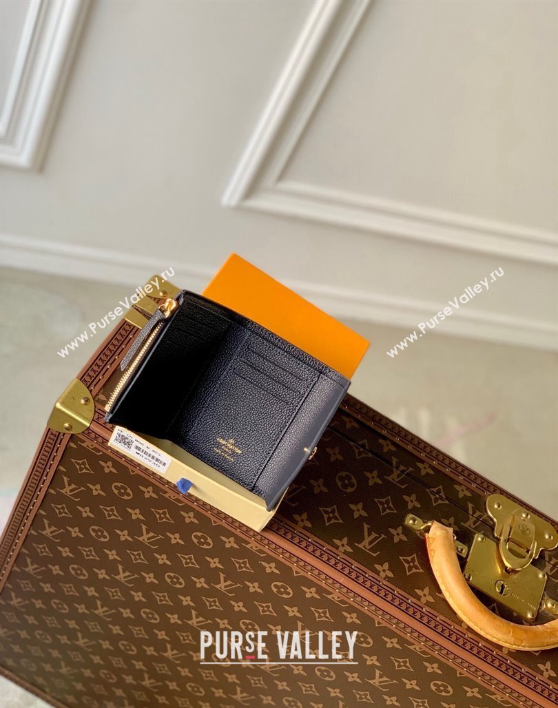 Louis Vuitton Victorine Wallet in Bicolor Monogram Empreinte Leather M80968 Navy Blue /Cream White 2024 (KI-240520088)