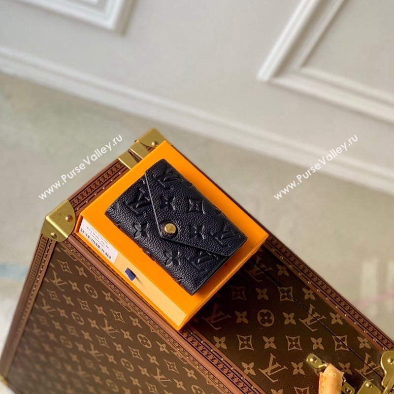 Louis Vuitton Victorine Wallet in Navy Blue Monogram Empreinte Leather M83590 2024 (KI-240520091)