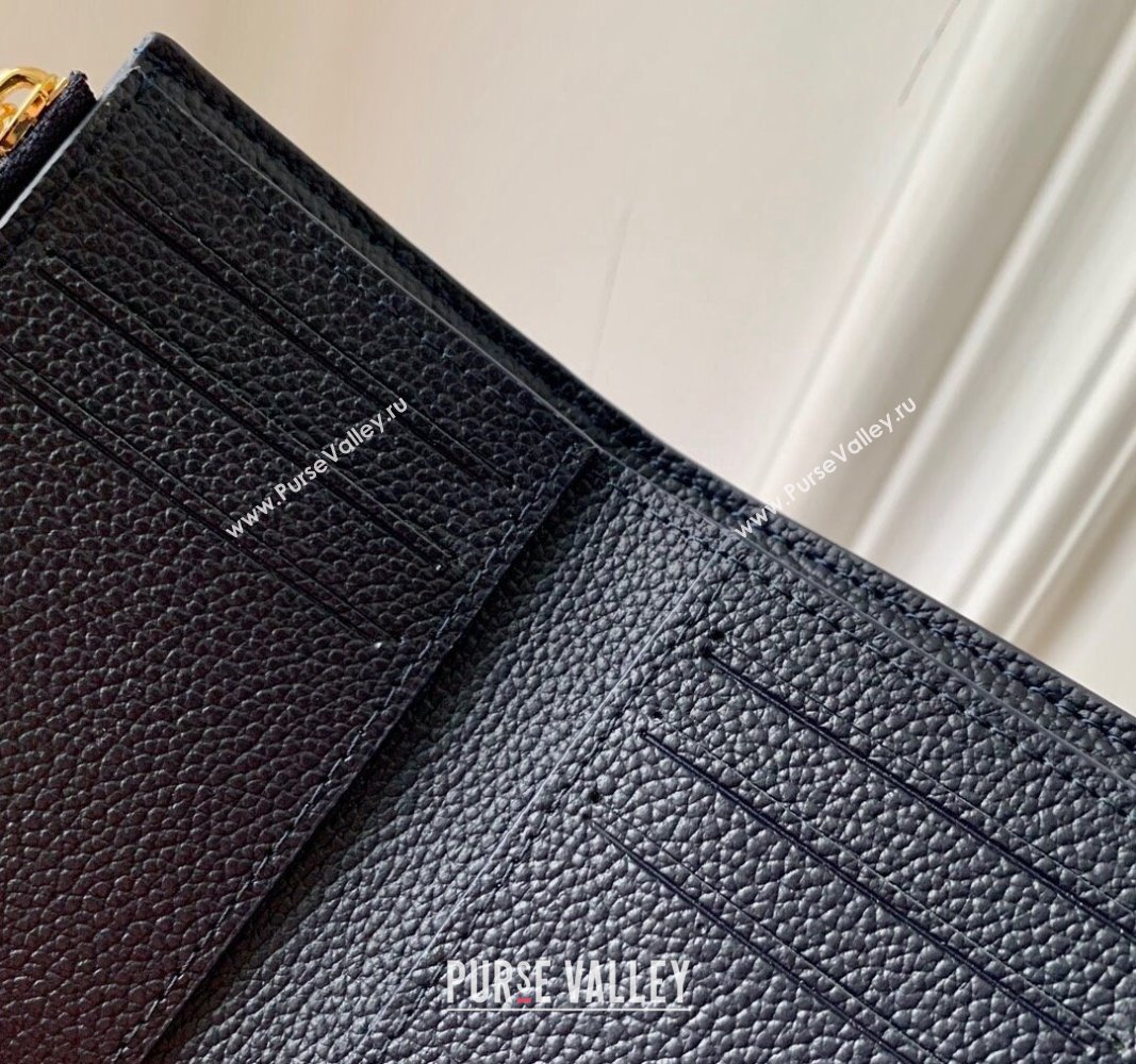 Louis Vuitton Victorine Wallet in Navy Blue Monogram Empreinte Leather M83590 2024 (KI-240520091)