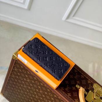 Louis Vuitton Clemence Wallet in Monogram Empreinte Leather M83594 Navy Blue 2024 (KI-240520092)