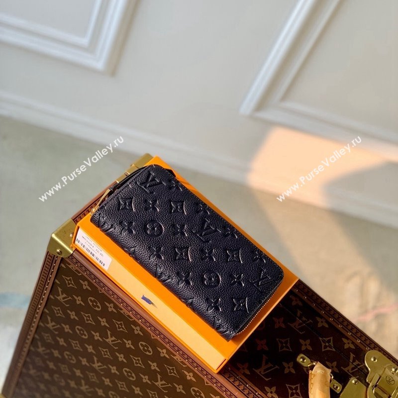 Louis Vuitton Zippy Wallet Wallet bag in Monogram Empreinte Leather M61864 Navy Blue 2024 (KI-240520093)