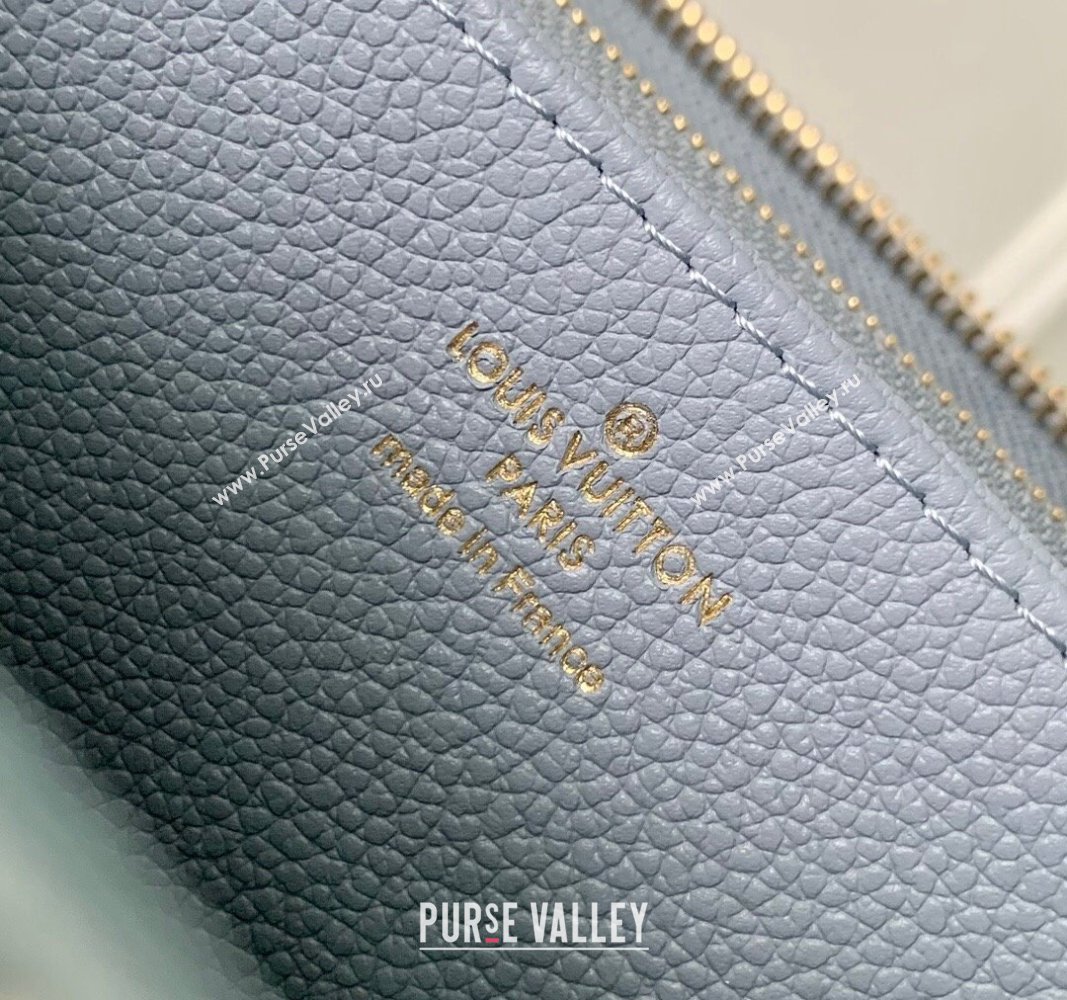 Louis Vuitton Zippy Wallet in Monogram Empreinte Leather M61864 Olympe Blue 2024 (KI-240520052)