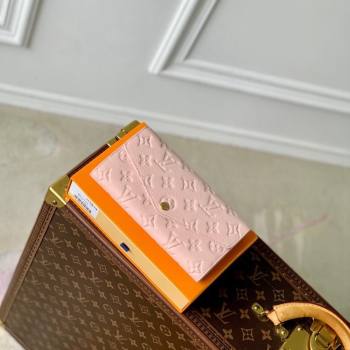 Louis Vuitton Sarah Wallet in Monogram Empreinte Leather M83443 Opale Pink 2024 (KI-240520053)