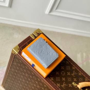 Louis Vuitton Lisa Wallet in Monogram Empreinte Leather M83587 Olympe Blue 2024 (KI-240520059)