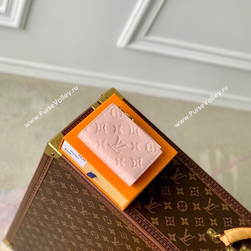 Louis Vuitton Lisa Wallet in Monogram Empreinte Leather M83569 Opale Pink 2024 (KI-240520060)