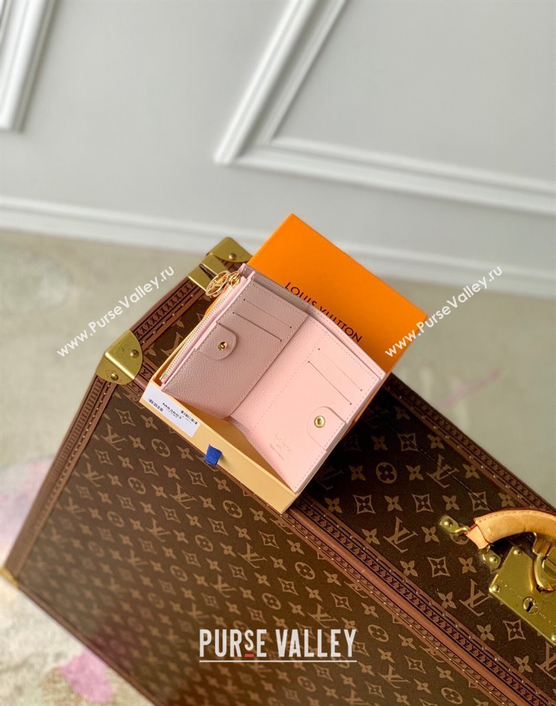 Louis Vuitton Lisa Wallet in Monogram Empreinte Leather M83569 Opale Pink 2024 (KI-240520060)