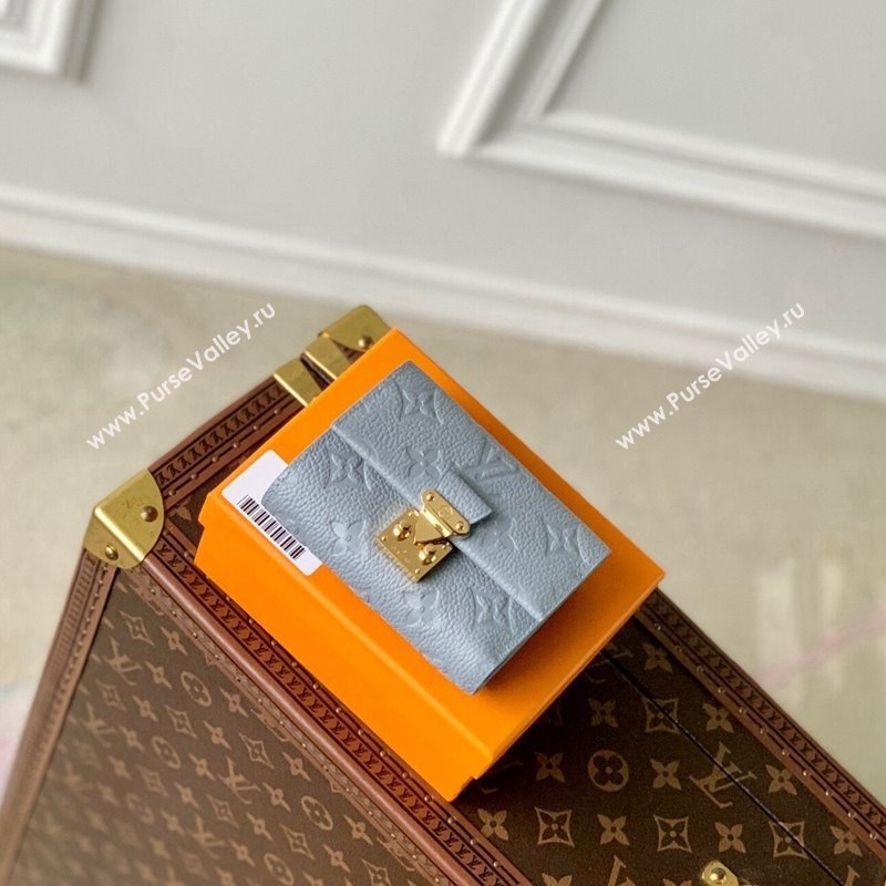 Louis Vuitton Metis Wallet in Monogram Empreinte Leather M82926 Olympe Blue 2024 (KI-240520061)