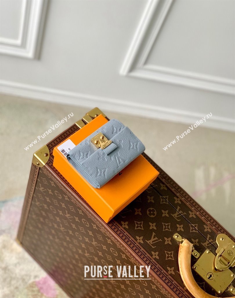 Louis Vuitton Metis Wallet in Monogram Empreinte Leather M82926 Olympe Blue 2024 (KI-240520061)