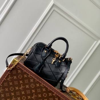 Louis Vuitton Speedy Bandouliere 20 Bag in Quilted Lambskin M24261 Black 2024 (KI-240521046)