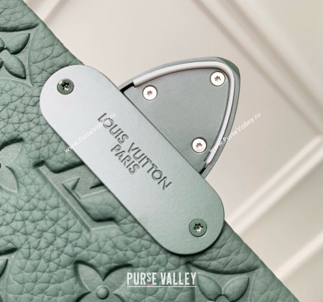 Louis Vuitton S-Cape Messenger Bag in Forest Green Taurillon Monogram Leather M24439 2024 (KI-240520034)