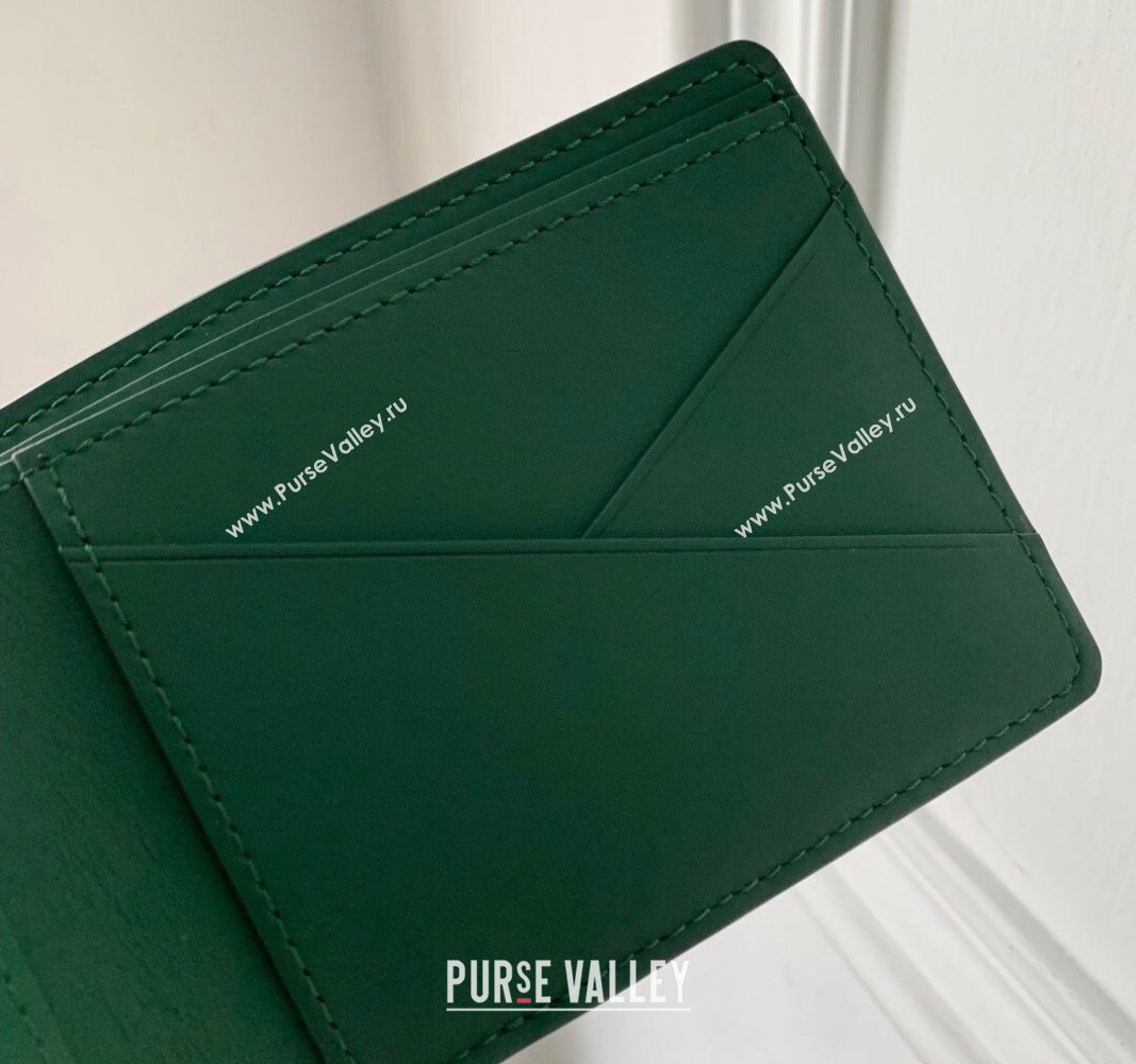 Louis Vuitton Multiple Wallet in Forest Green Taurillon Monogram Leather M83055 2024 (KI-240520038)