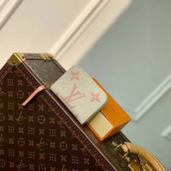 Louis Vuitton Zippy Coin Purse Wallet in Bicolor Monogram Empreinte Leather M60574 Pink 2024 (KI-240520070)