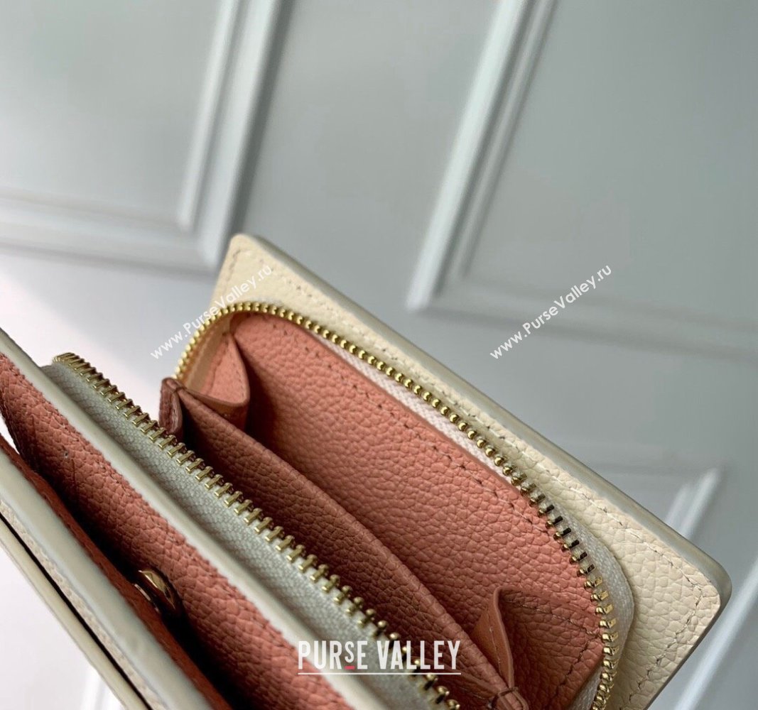 Louis Vuitton Clea Coin Purse Wallet in Bicolor Monogram Empreinte Leather M80151 Pink 2024 (KI-240520071)