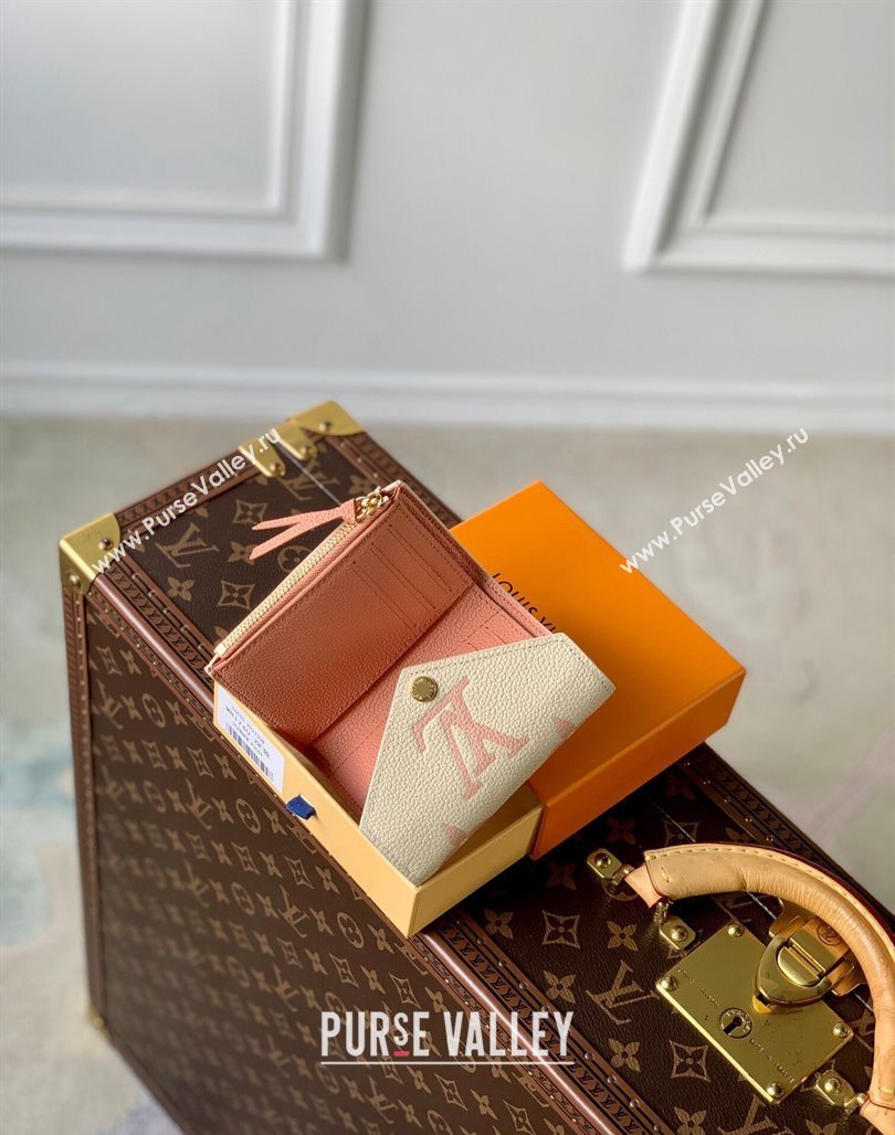 Louis Vuitton Victorine Wallet in Bicolor Monogram Empreinte Leather M80968 Pink 2024 (KI-240520075)