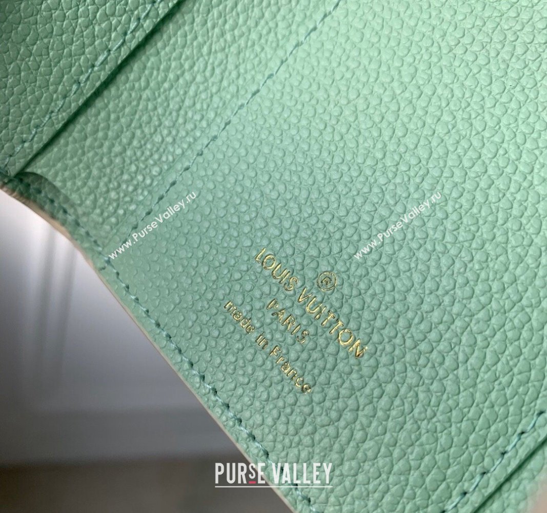 Louis Vuitton Victorine Wallet in Bicolor Monogram Empreinte Leather M80968 Green 2024 (KI-240520077)