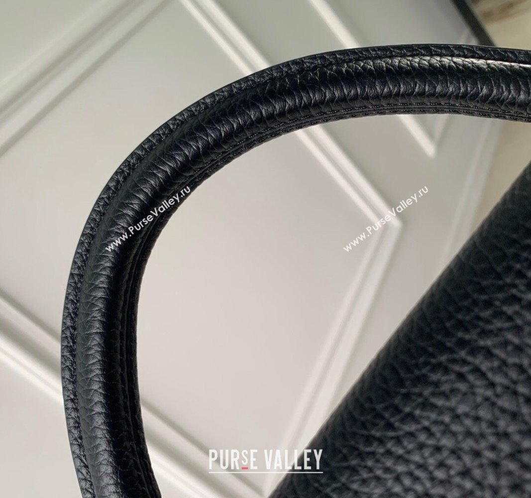 Louis Vuitton Capucines BB Bag in Black Taurillon Leather with Lovelock Chain M23950 2024 (KI-240520096)