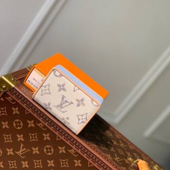 Louis Vuitton Lou Wallet in Multicolor Beige Monogram Jacquard Fabric M83500 2024 (KI-240521039)