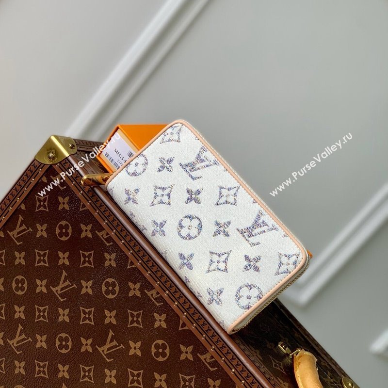 Louis Vuitton Zippy Wallet in Multicolor Beige Monogram Jacquard Fabric M83456 2024 (KI-240521040)