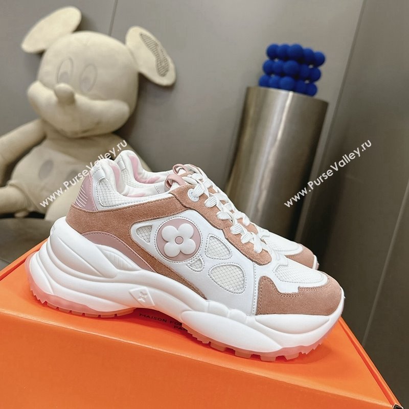 Louis Vuitton Run 55 Sneakers White/Beige 2024 0608 (MD-240608002)