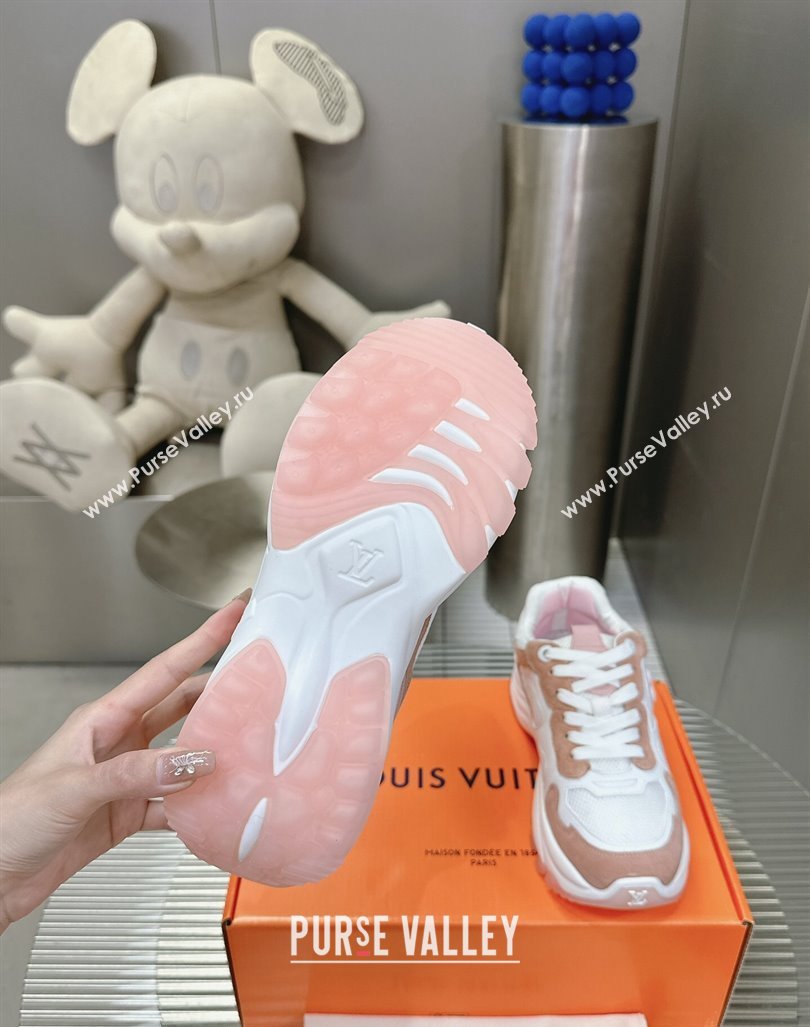 Louis Vuitton Run 55 Sneakers White/Beige 2024 0608 (MD-240608002)