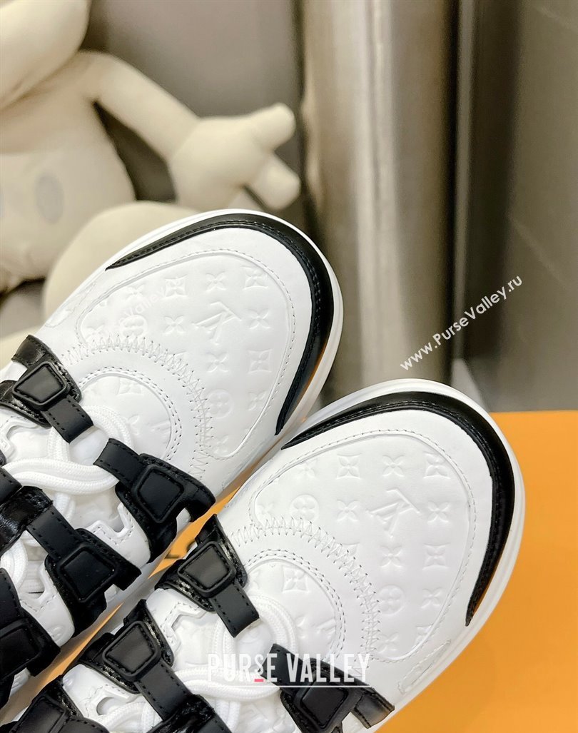 Louis Vuitton Archlight Sneakers in Monogram Calf Leather White/Black 2024 0608 (MD-240608017)