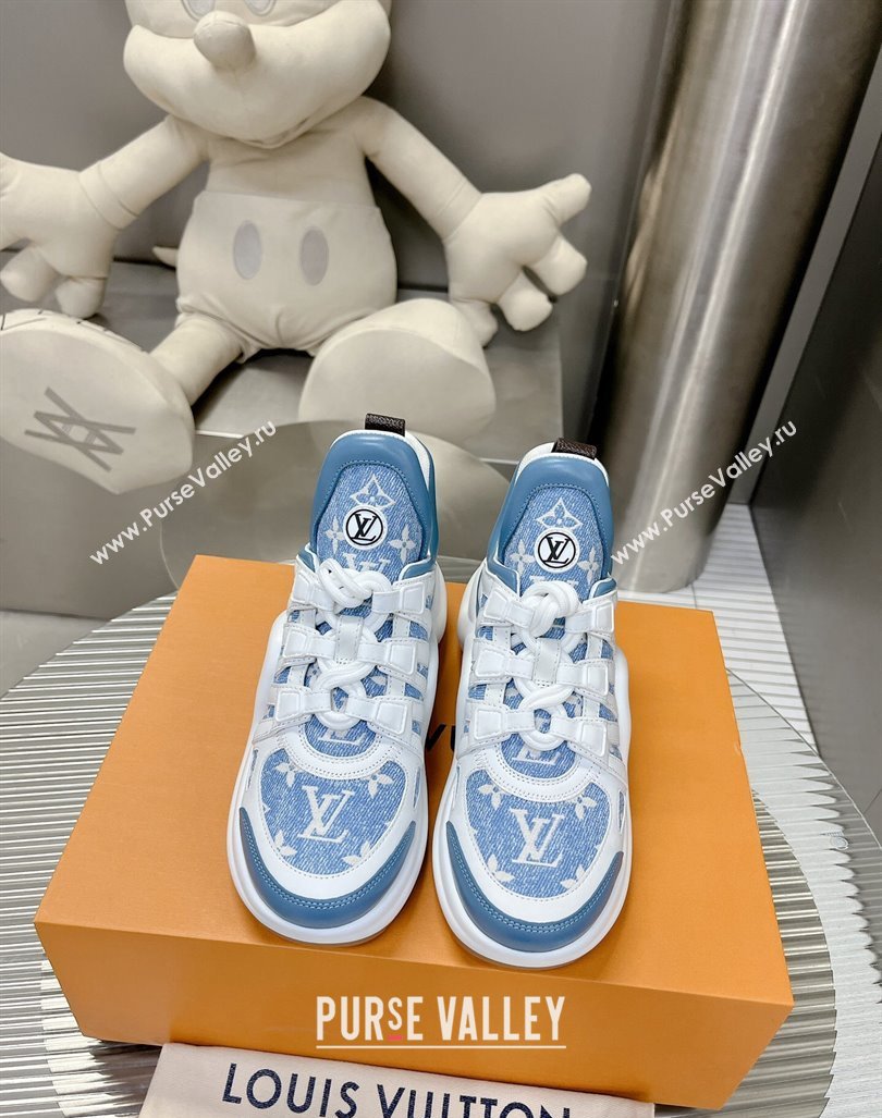 Louis Vuitton Archlight Sneakers in Monogram Jacquemus Light Blue 2024 0608 (MD-240608019)