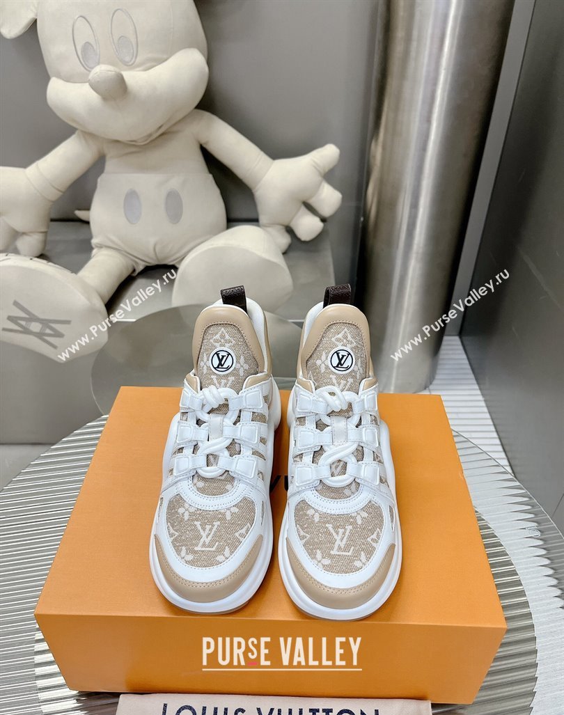 Louis Vuitton Archlight Sneakers in Monogram Jacquemus Beige 2024 0608 (MD-240608020)