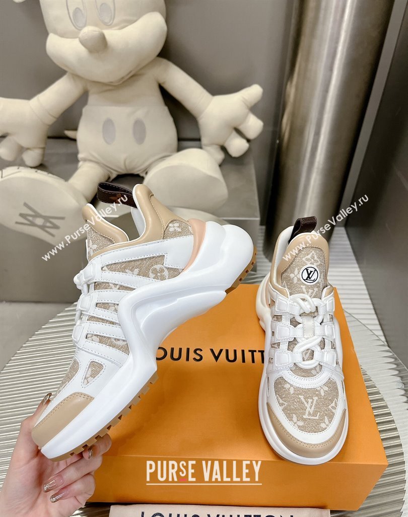 Louis Vuitton Archlight Sneakers in Monogram Jacquemus Beige 2024 0608 (MD-240608020)