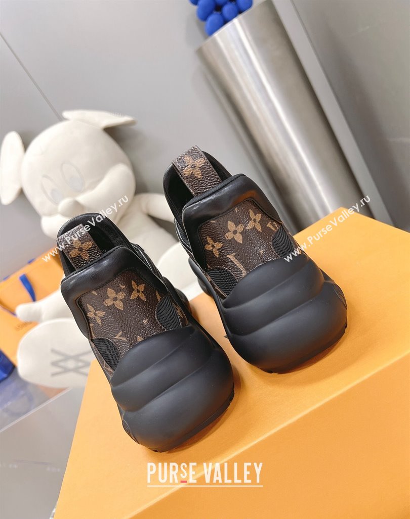 Louis Vuitton Archlight Sneakers in Mesh and Monogram Canvas Black 2024 0608 (MD-240608029)