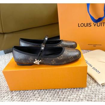 Louis Vuitton Romy Flat Ballerinas in Monogram Canvas 2024 0606 (MD-240606160)