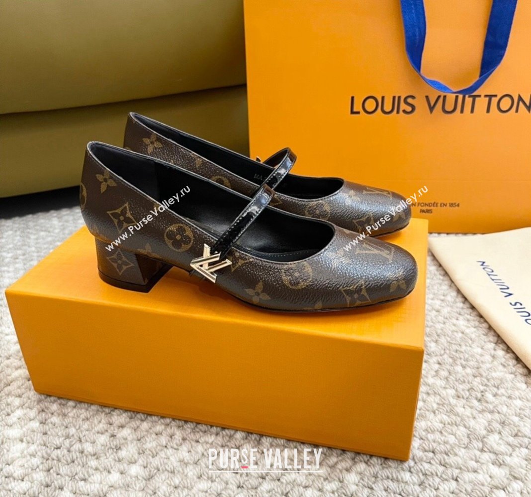 Louis Vuitton Romy Pumps 3.5cm in Monogram Canvas 2024 060602 (MD-240606173)