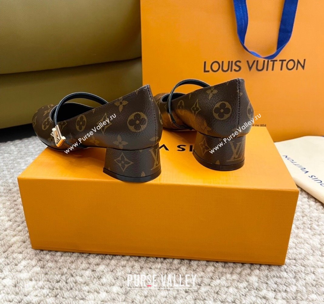 Louis Vuitton Romy Pumps 3.5cm in Monogram Canvas 2024 060602 (MD-240606173)