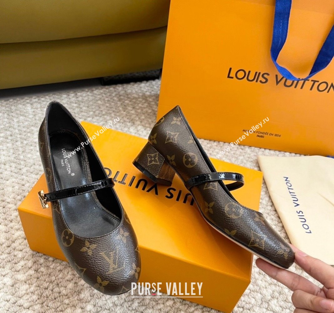 Louis Vuitton Romy Pumps 3.5cm in Monogram Canvas 2024 060602 (MD-240606173)