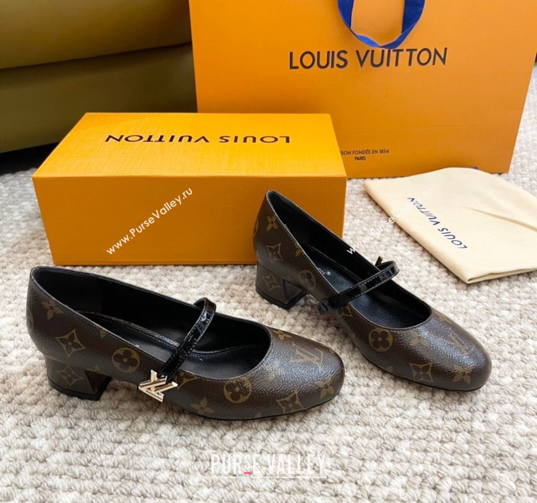 Louis Vuitton Romy Pumps 3.5cm in Monogram Canvas 2024 060602 (MD-240606173)