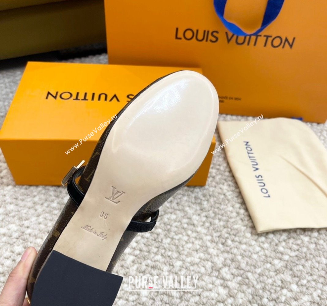 Louis Vuitton Romy Pumps 3.5cm in Monogram Canvas 2024 060602 (MD-240606173)