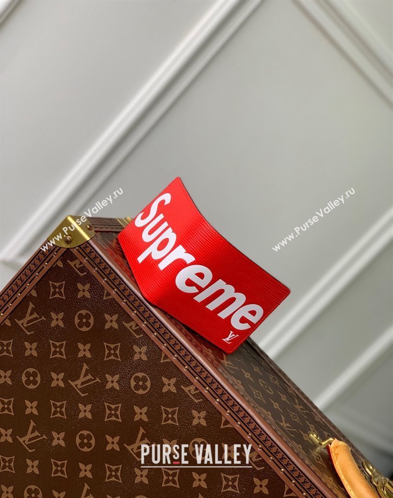 Supreme x Louis Vuitton Multiple Wallet in Epi Leather Red 2024 M64542 (KI-240626009)