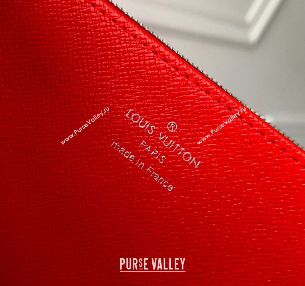 Supreme x Louis Vuitton Zippy Wallet in Epi Leather Red 2024 M64548 (KI-240626013)