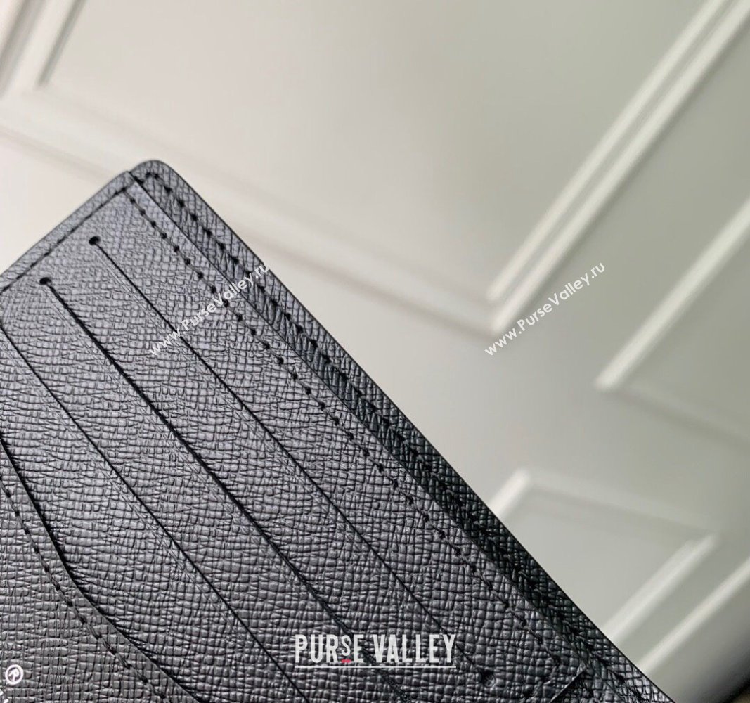 Supreme x Louis Vuitton Multiple Wallet in Epi Leather Black 2024 M64542 (KI-240626010)