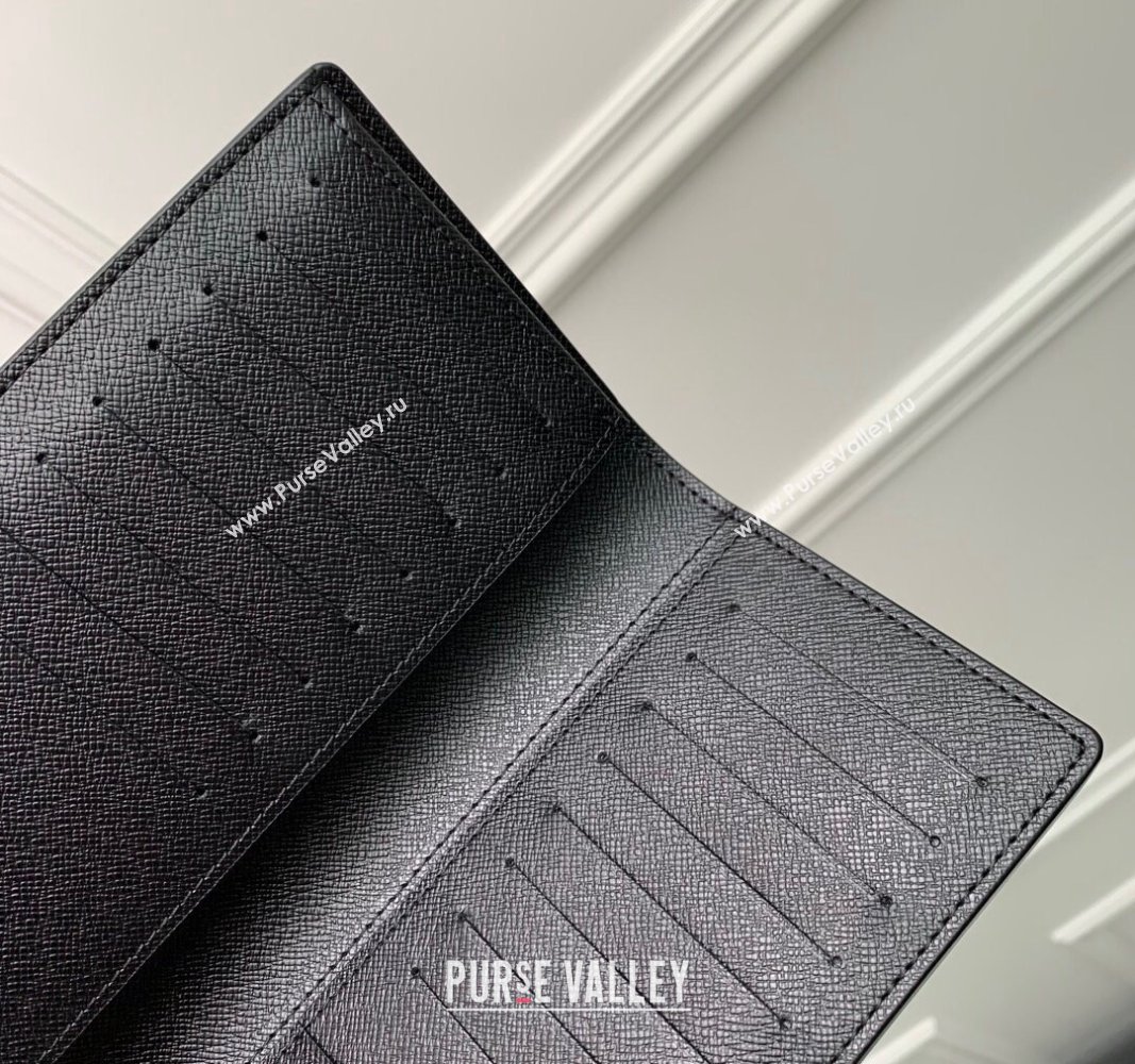 Supreme x Louis Vuitton Brazza Wallet in Epi Leather Black 2024 M64541 (KI-240626012)