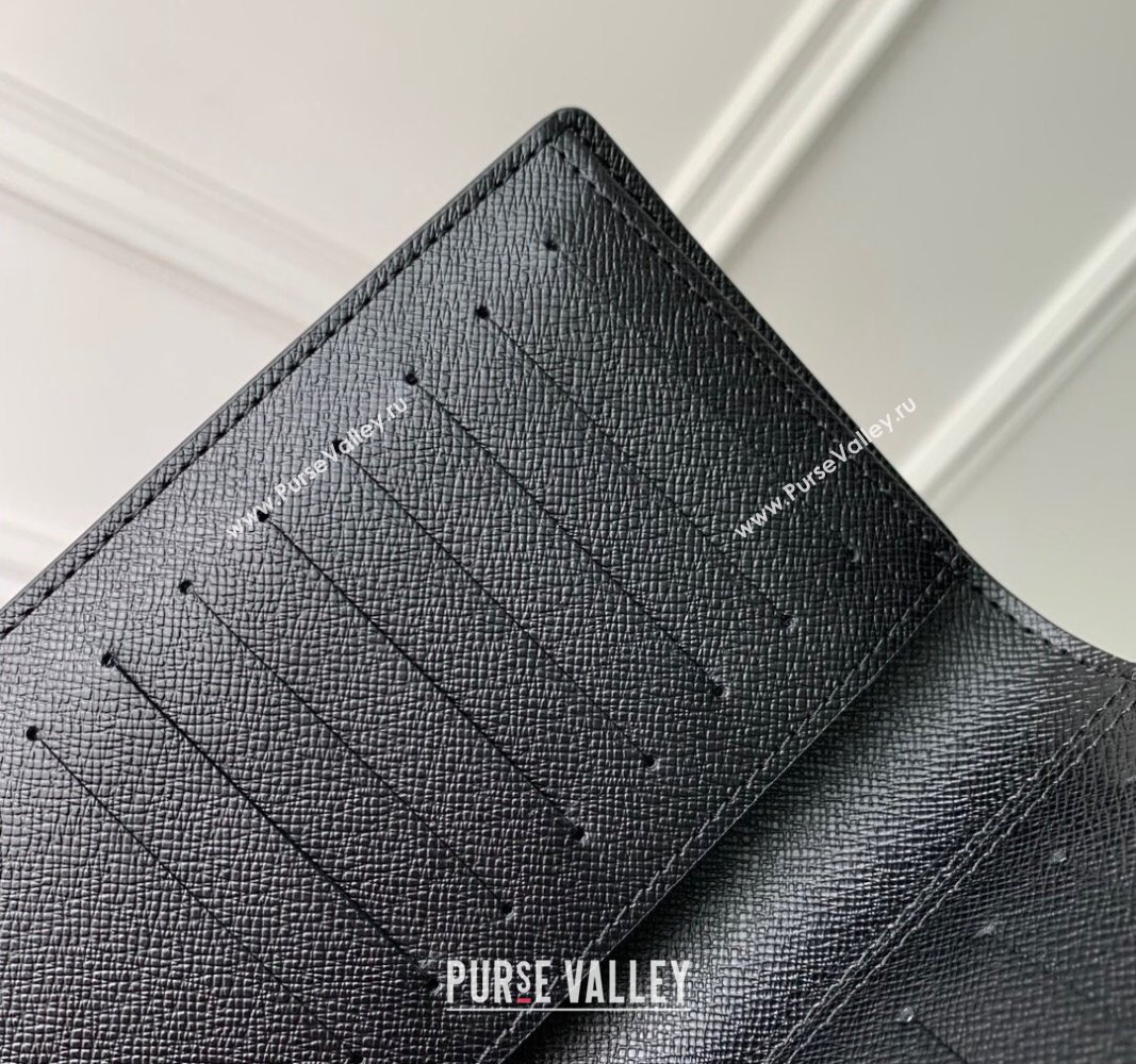 Supreme x Louis Vuitton Brazza Wallet in Epi Leather Black 2024 M64541 (KI-240626012)