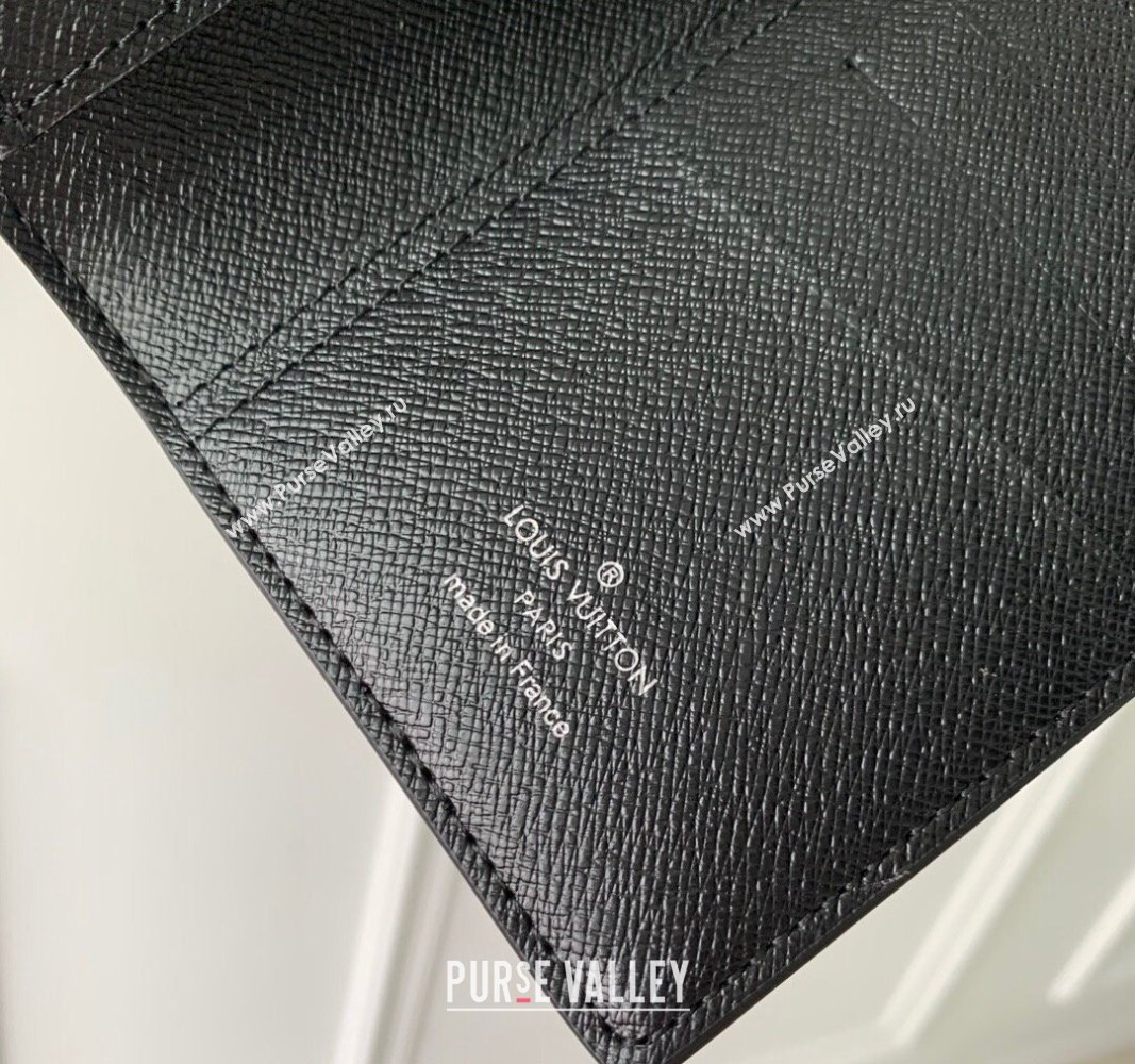 Supreme x Louis Vuitton Brazza Wallet in Epi Leather Black 2024 M64541 (KI-240626012)