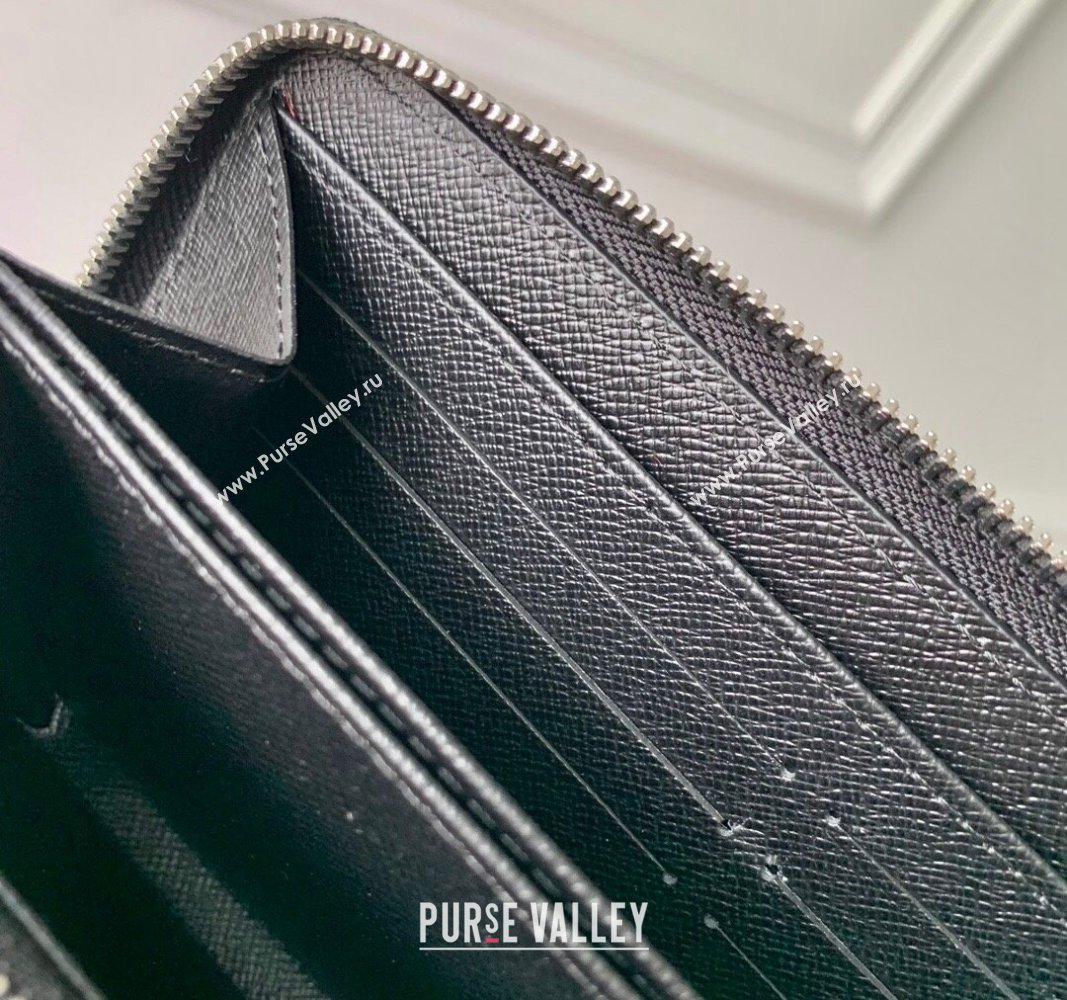 Supreme x Louis Vuitton Zippy Wallet in Epi Leather Black 2024 M64548 (KI-240626014)