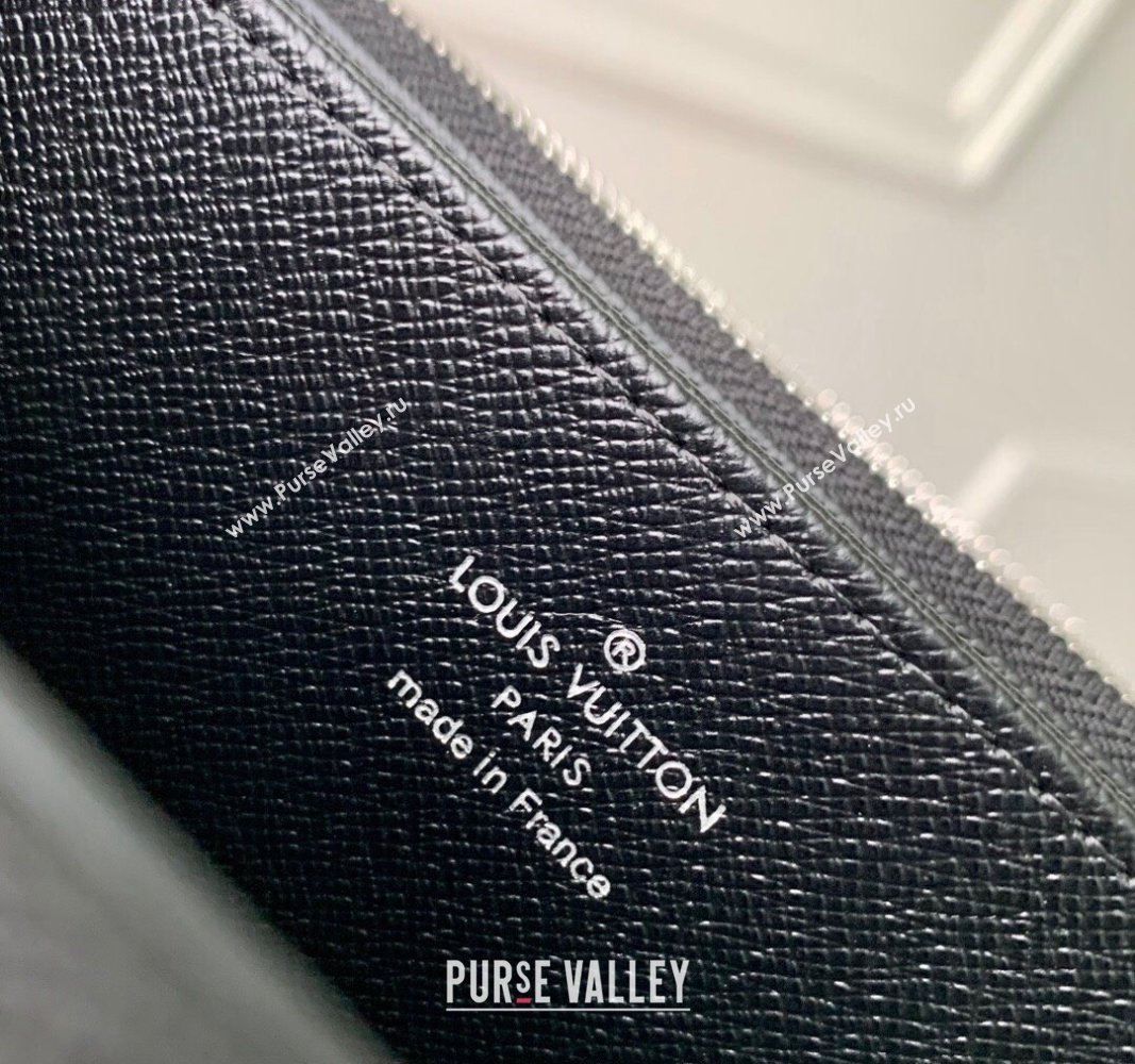 Supreme x Louis Vuitton Zippy Wallet in Epi Leather Black 2024 M64548 (KI-240626014)